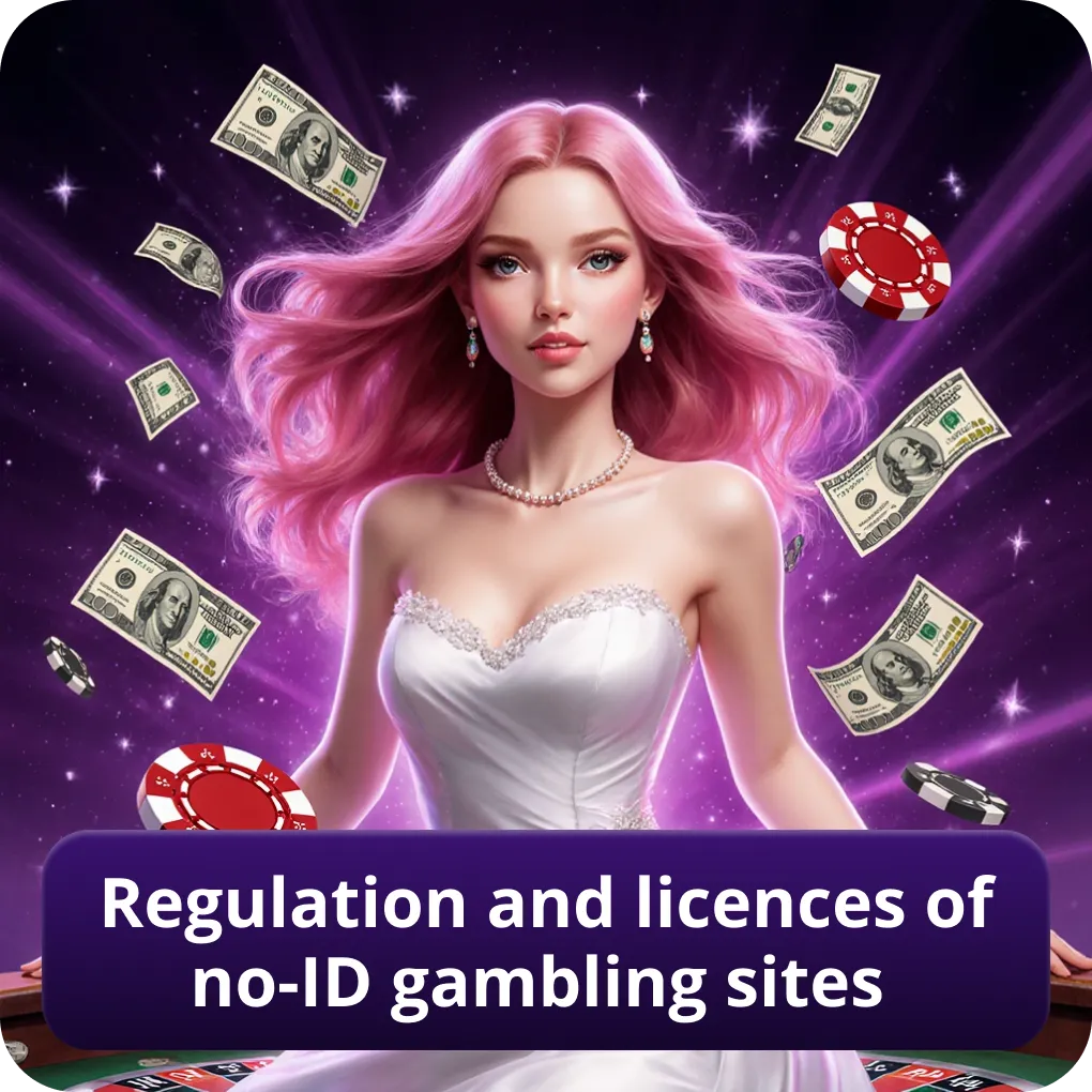 Regulation and licences of no-ID gambling sites