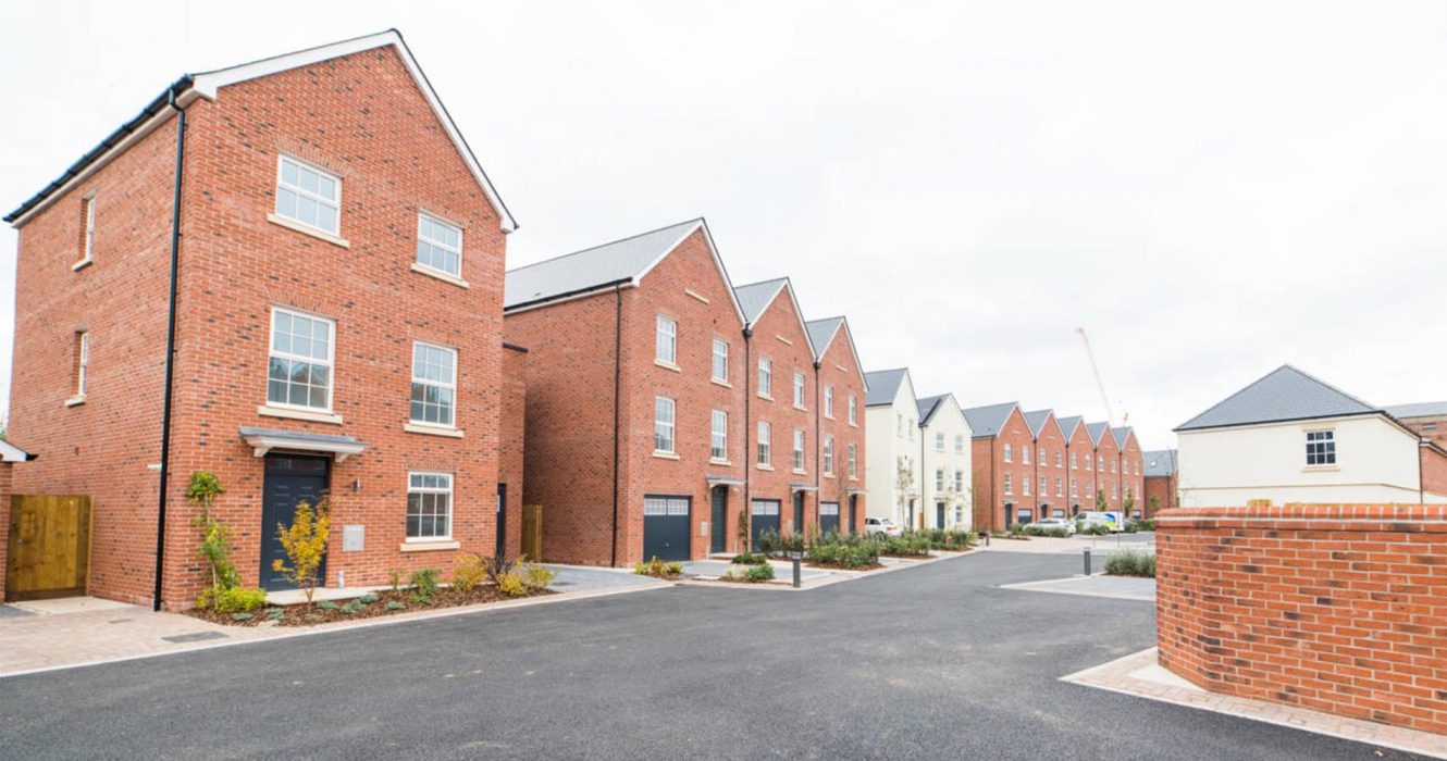 Ottery St Mary new build homes street view